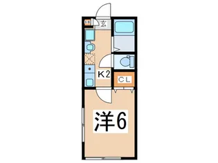 カーサヴィスタリア杉田【1階】の間取り