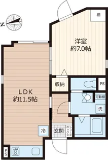 TOBE千歳船橋【3階】の間取り