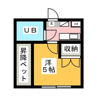 コスモ八王子【1階】の間取り