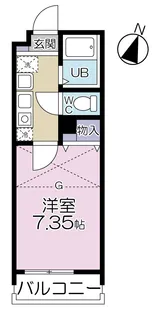 グランビル 阿佐谷【2階】の間取り