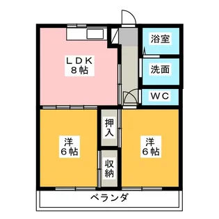 シルフィード【3階】の間取り