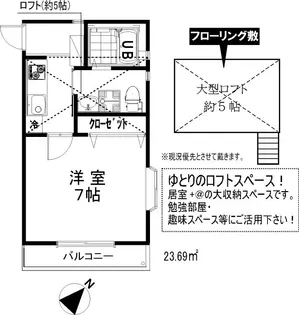 カーム鵠沼【2階】の間取り