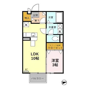メゾン糺 B【2階】の間取り