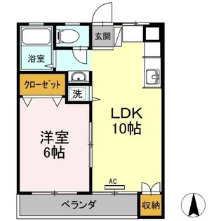 光マンション【3階】の間取り