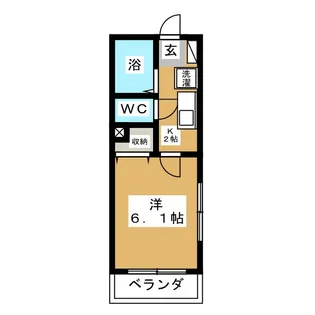 Casa Mayu【3階】の間取り