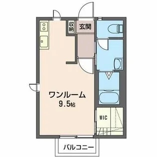 アクシス A【1階】の間取り