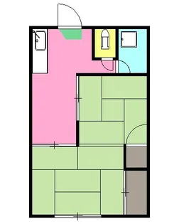 コーポ朝日【2階】の間取り