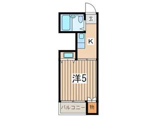 デルタヴィレッジ【3階】の間取り