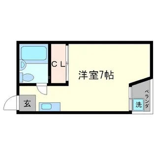 グランシャリオ桂【3階】の間取り