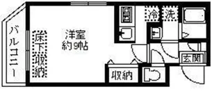 プレール・ドゥーク東新宿II【3階】の間取り
