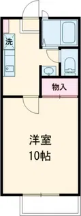 今泉コーポB【1階】の間取り
