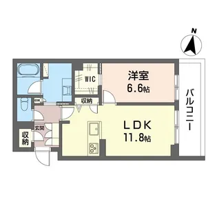 ルミナス・エイル【2階】の間取り