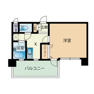 ピュアドームグラシアス大手門 808【8階】の間取り