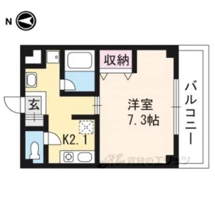 セレ-ノ大宮【3階】の間取り