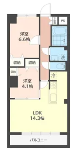 AVAIL本厚木【4階】の間取り