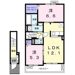 レジェンドII【2階】の間取り