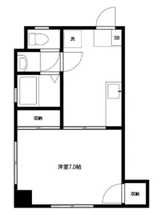サンロイヤル【3階】の間取り