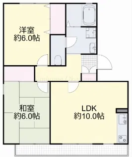 フローラ藤崎【2階】の間取り
