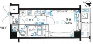 ステージファースト恵比寿東【7階】の間取り