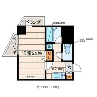 Excellia 馬込【3階】の間取り
