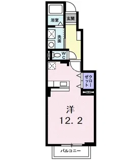 グラン・メランジュII【1階】の間取り