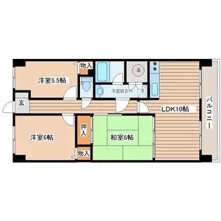 アルス台原【3階】の間取り