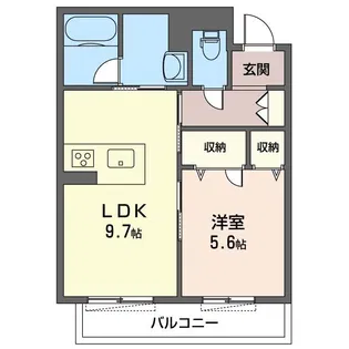 グレイスパーク湘南茅ヶ崎I【3階】の間取り