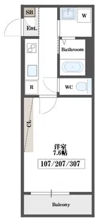 サンライズ津田沼IV【3階】の間取り