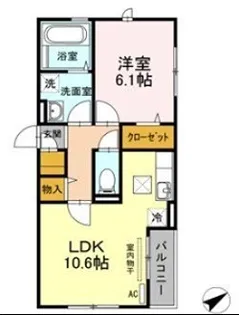 vivo68【1階】の間取り