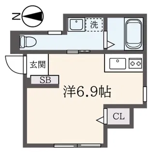 Belle Lead SG【2階】の間取り