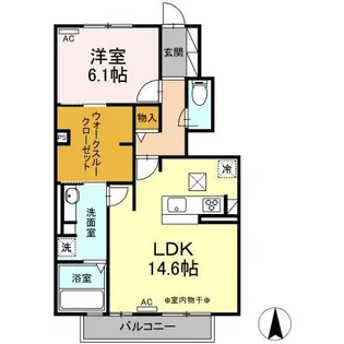 グランアベニール II【1階】の間取り