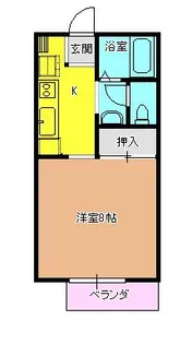 ロイヤルオーク【1階】の間取り