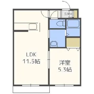 MTガーデン西町南【4階】の間取り
