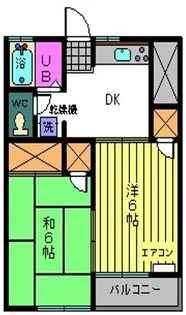 福島県郡山市富久山町久保田字宮田【アパート】の間取り
