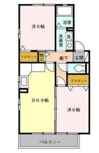 愛知県名古屋市南区星宮町【アパート】の間取り