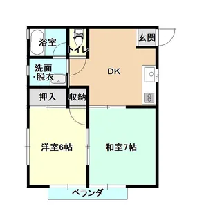 グリーンヒルサクラ【1階】の間取り