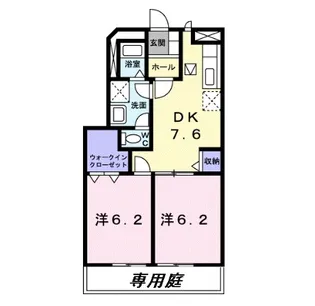 エトワールヒルズ【1階】の間取り