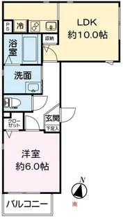 グランドゥール目黒【1階】の間取り