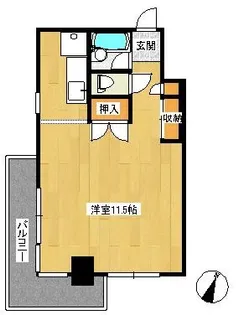 カーサ水前寺【5階】の間取り