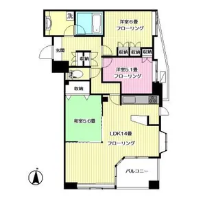 ラヴィドール目白【2階】の間取り