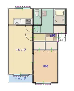 ゆ-とぴあ・さいとう【1階】の間取り