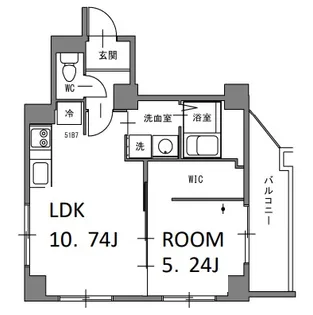 静岡泉町エンブルコート【4階】の間取り