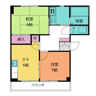 Dreamy八代II【2階】の間取り