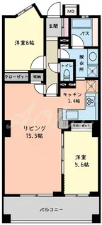 上池袋タワーレジデンス【5階】の間取り