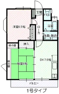 ウェストフィールドB【2階】の間取り