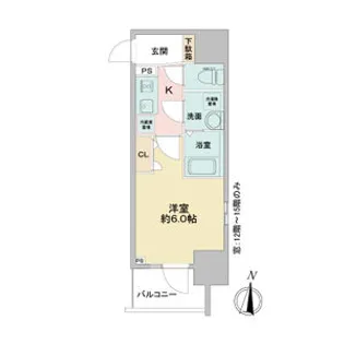 大阪府大阪市西区立売堀1【マンション】の間取り