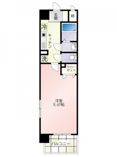 第20友建ビル【6階】の間取り