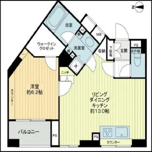 ジェイパーク早稲田【2階】の間取り