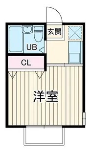 イーグル衣笠【1階】の間取り