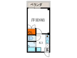 ルアナ京都下鴨【3階】の間取り